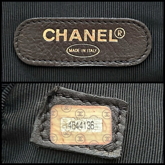 CHANEL Classic Black Caviar Leather XL Supermodel Shopping Tote / Weekender Bag - Picture 11 of 12